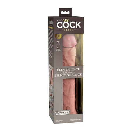 Dual Density Silicone Cock By King Cock
